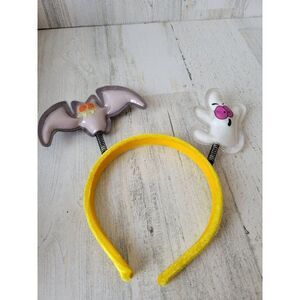 Vintage ghost bat Halloween headband costume fun decor